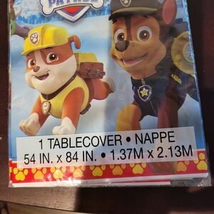 PAW PATROL Birthday Plastic Tablecover NEW